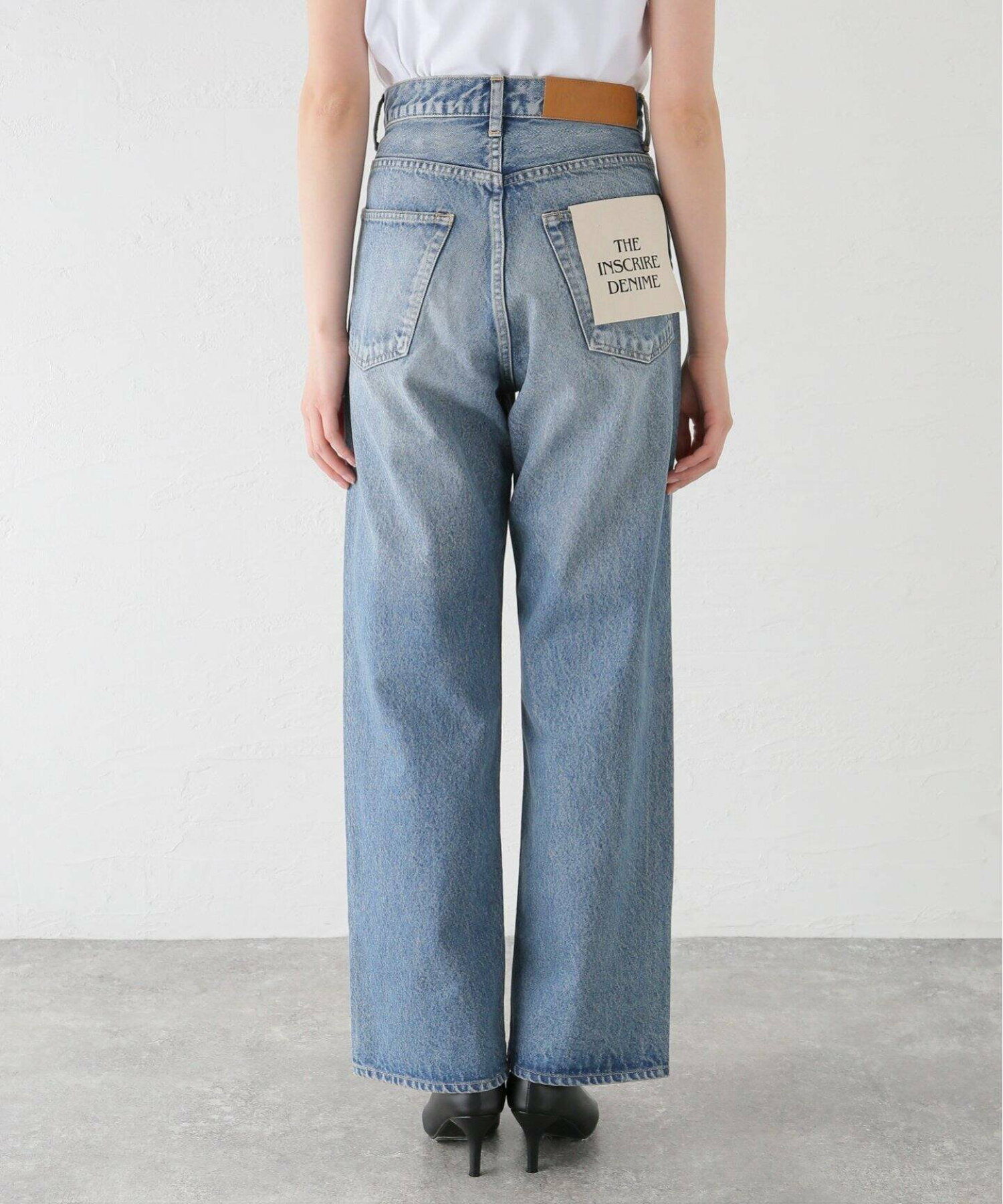 【INSCRIRE/アンスクリア】Denim Baggy Pants デニムパンツ